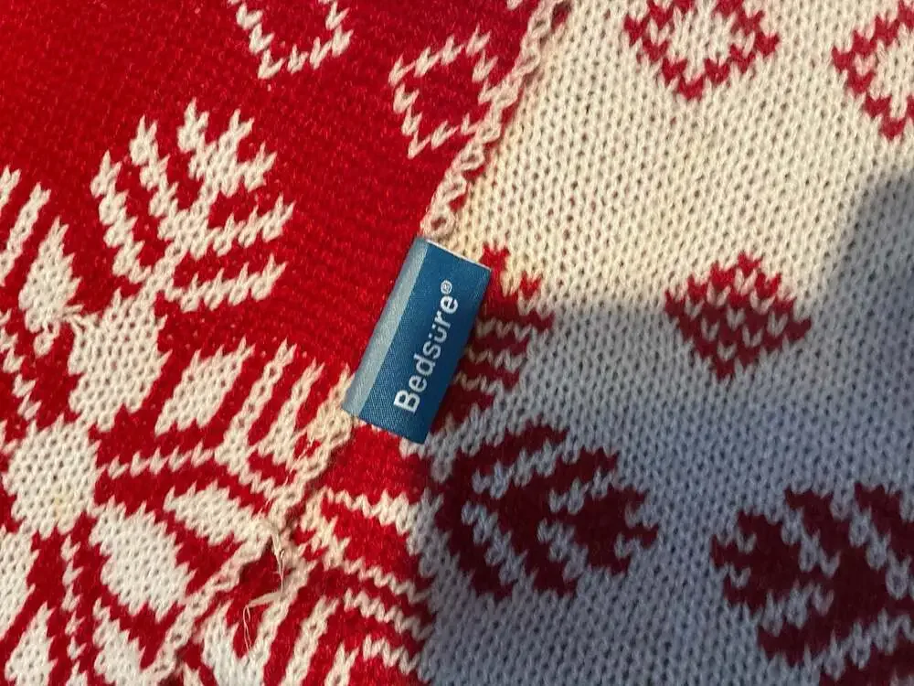 Crazy For The Holidays Fairisle throw blamket